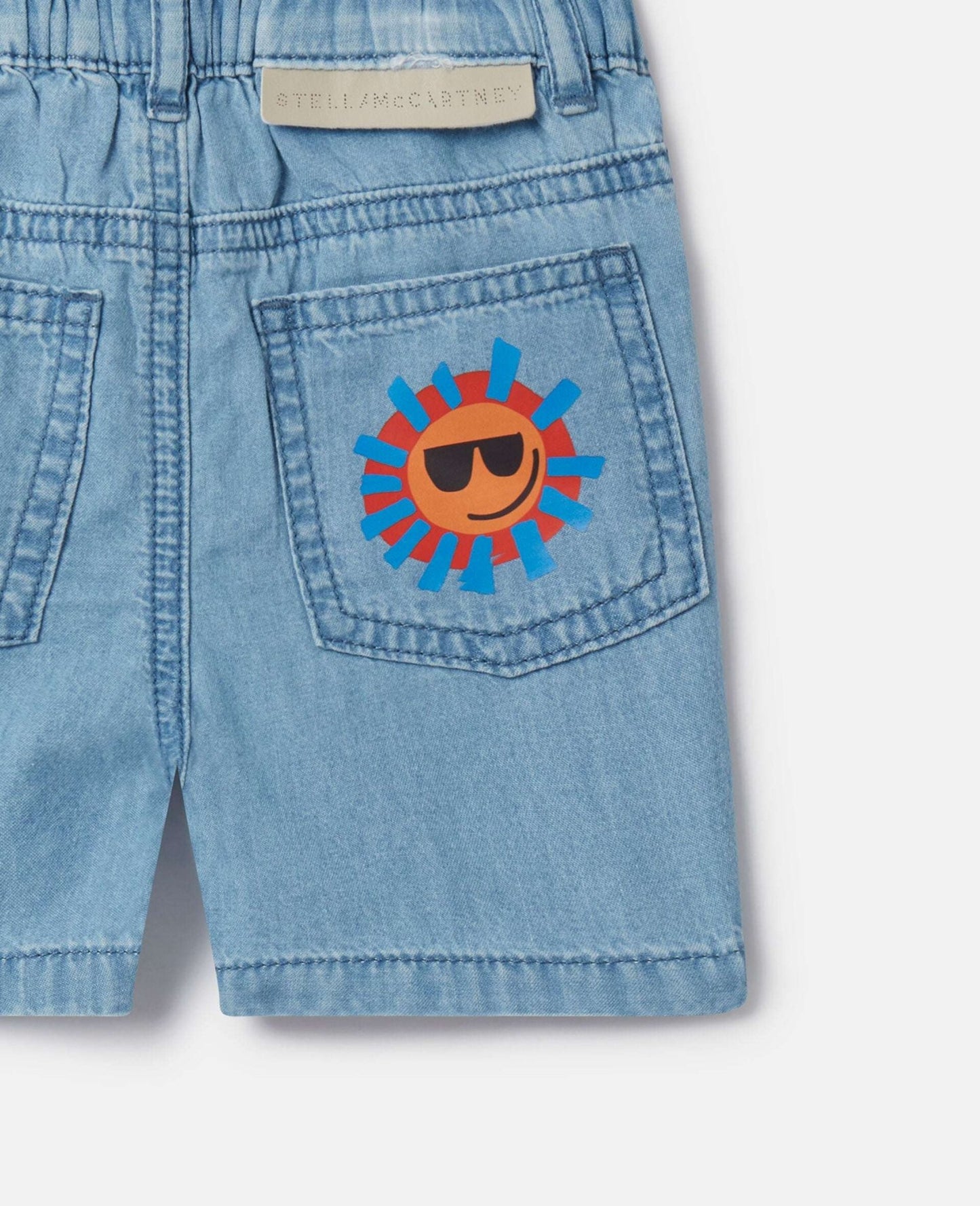Stella McCARTNEY Kids - Шорти - Sunshine Denim Shorts - Love|Labels