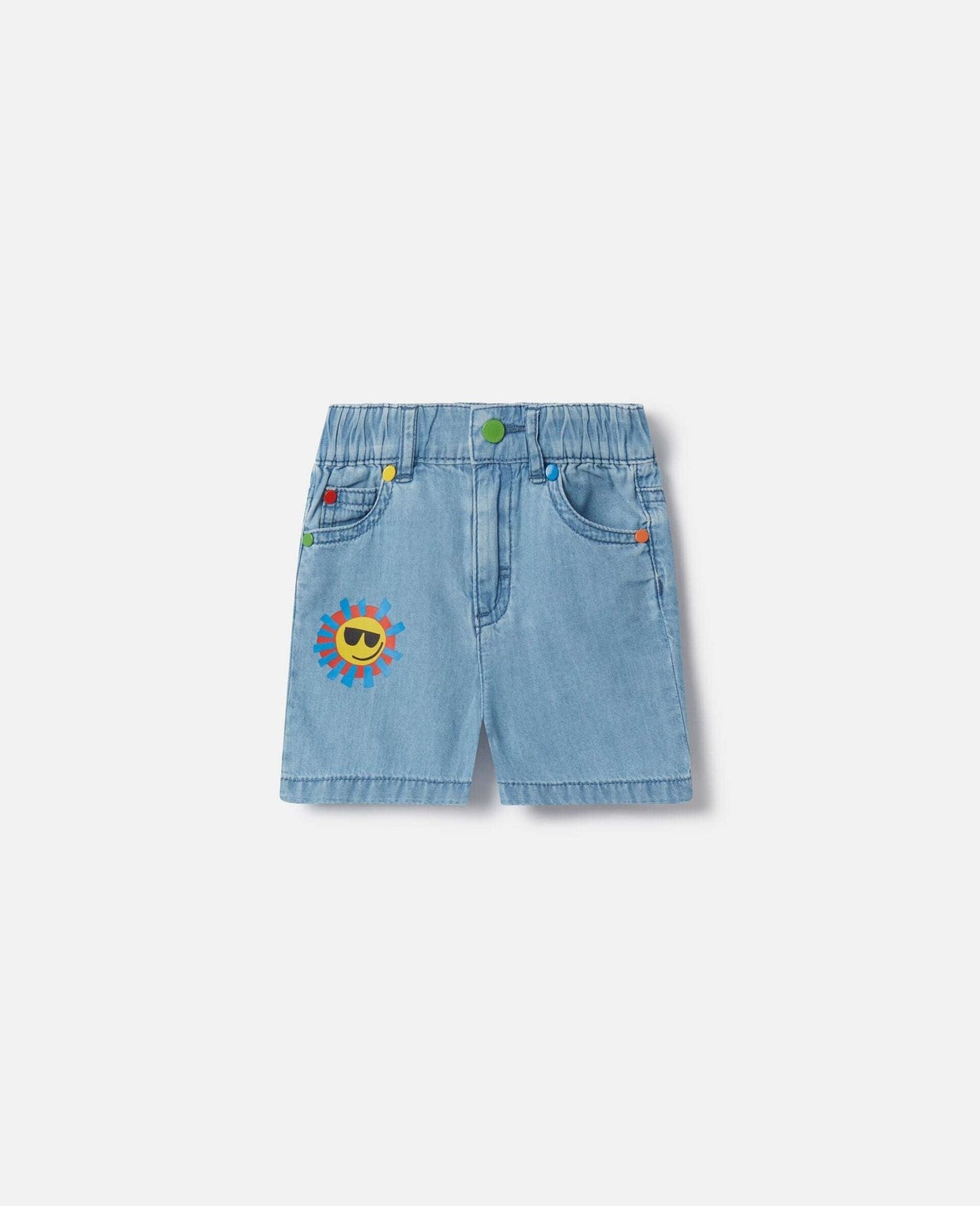 Stella McCARTNEY Kids - Шорти - Sunshine Denim Shorts - Love|Labels
