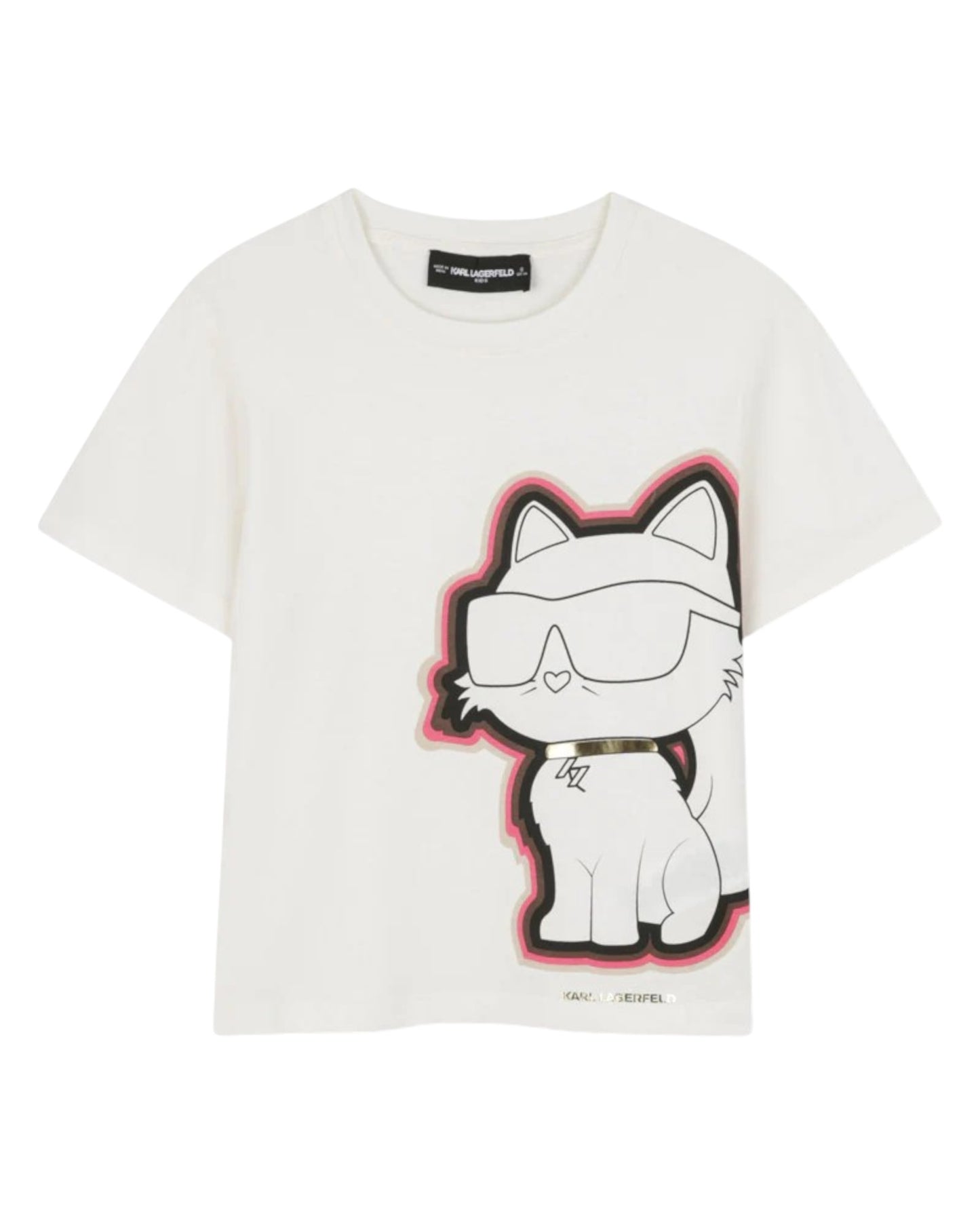 Cat Print Karl T-Shirt