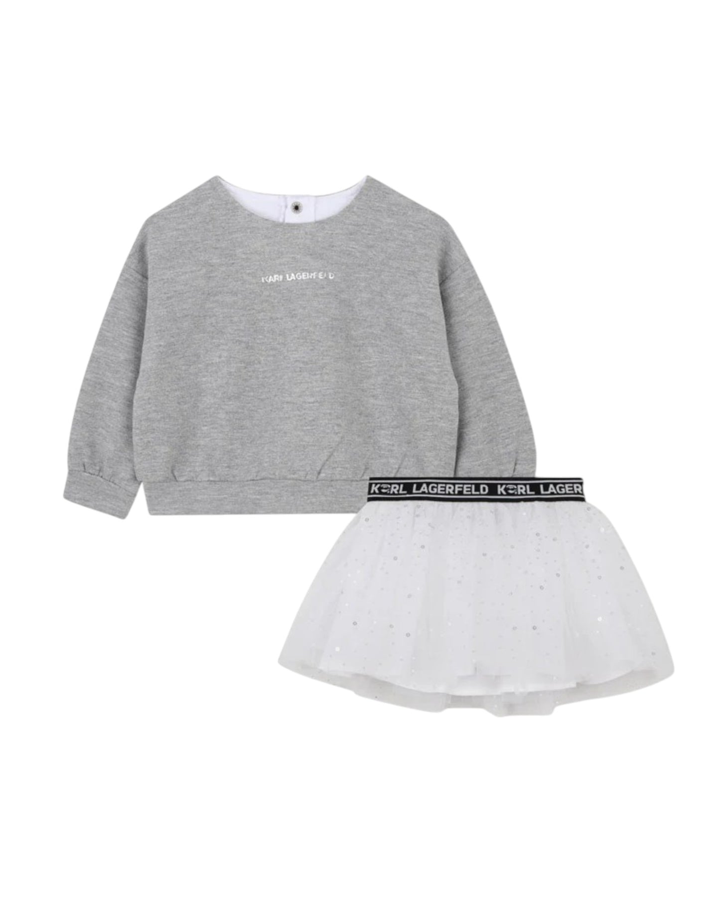 Sweatshirt And Skirt Set