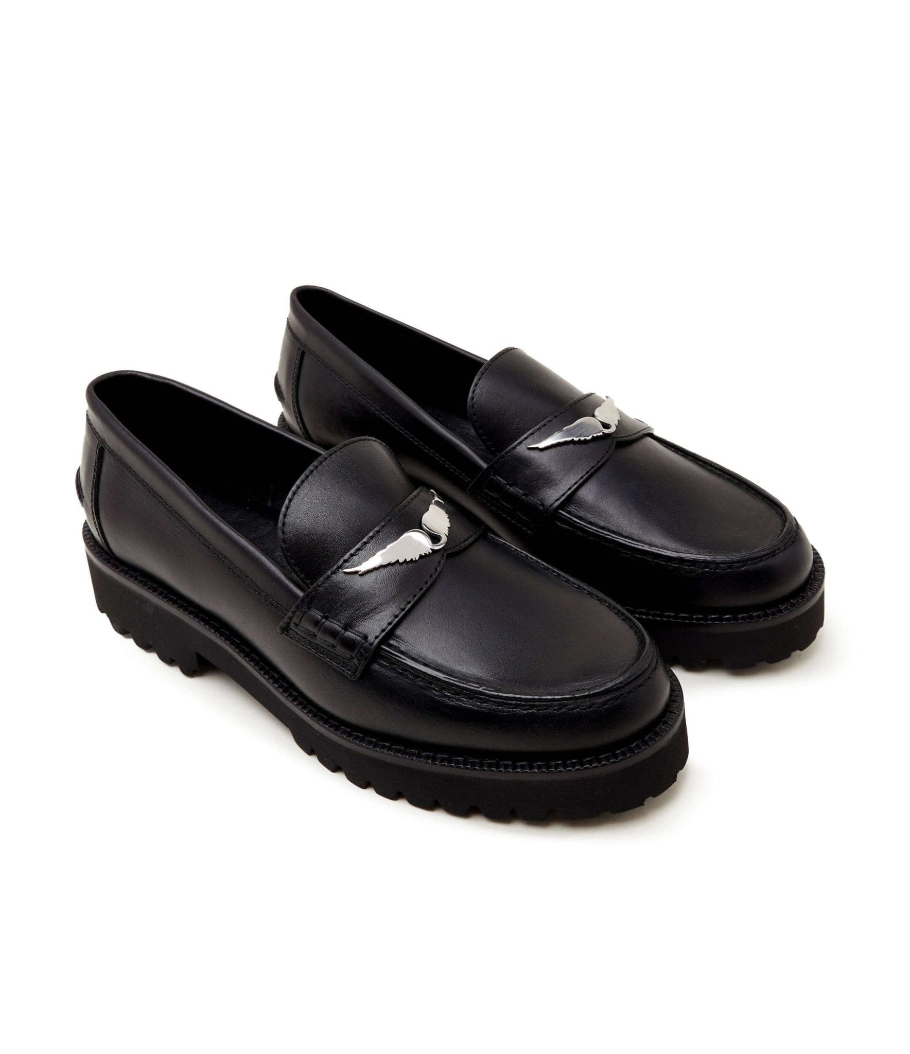 Zadig&Voltaire - Обувки - Black Leather Loafers - Love|Labels