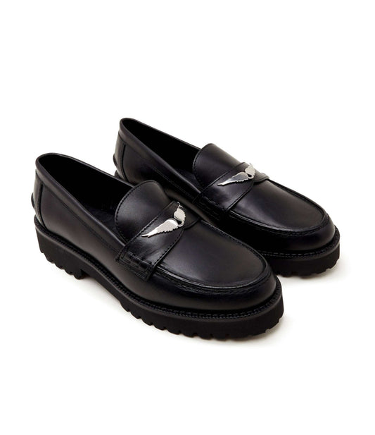 Zadig&Voltaire - Обувки - Black Leather Loafers - Love|Labels