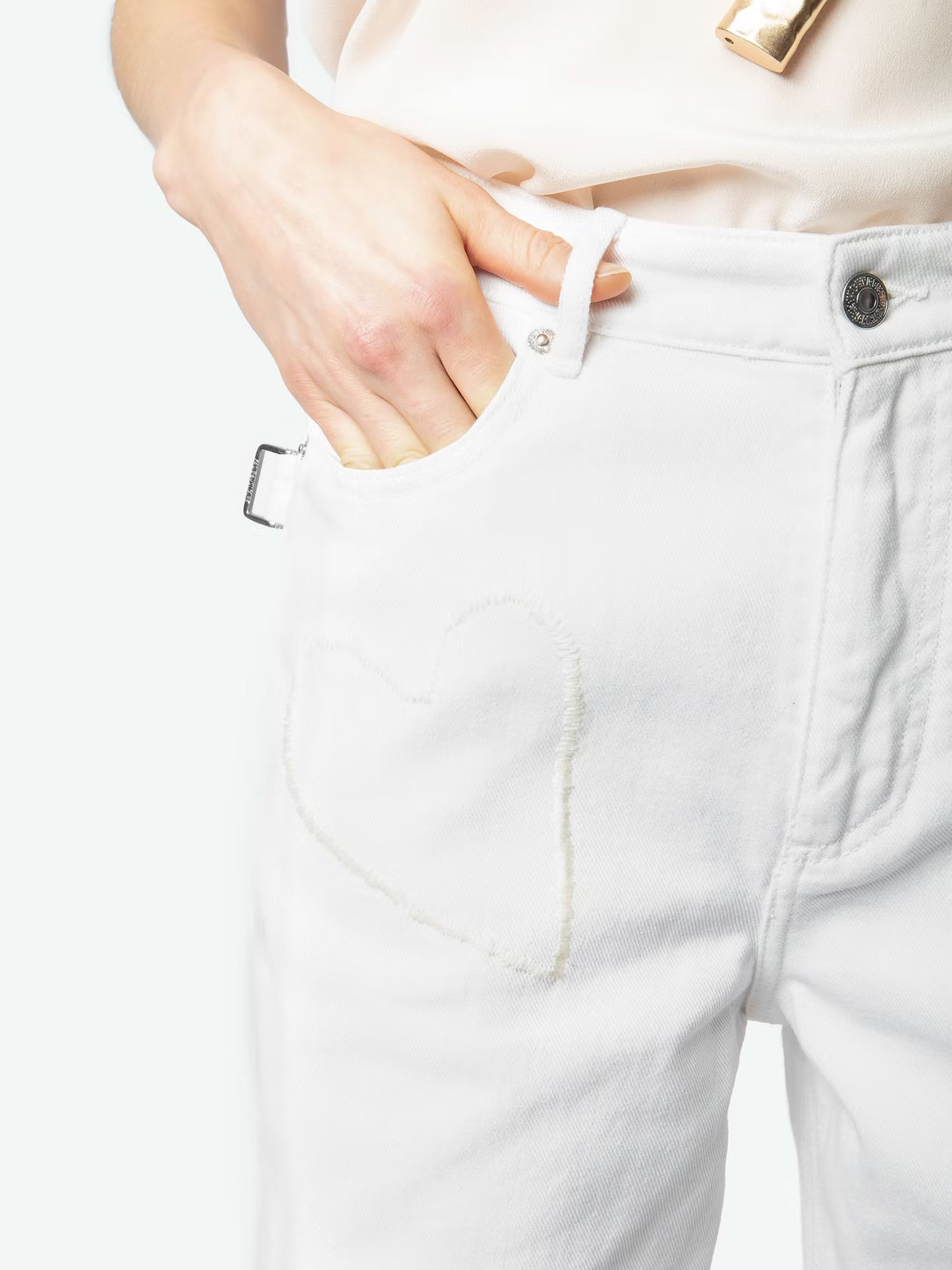 Zadig&Voltaire - Панталони - Elio White Jeans - Love|Labels