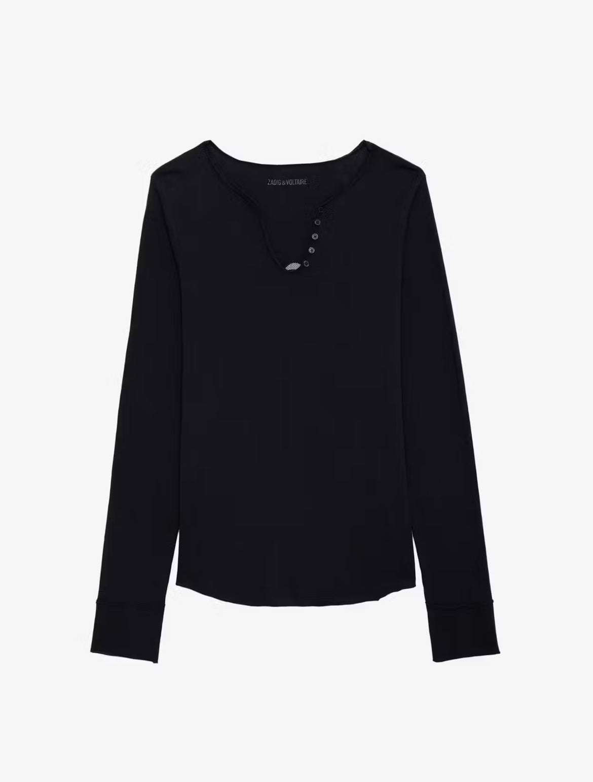 Zadig&Voltaire - Блузи - Fishnet Henley T-Shirt - Love|Labels