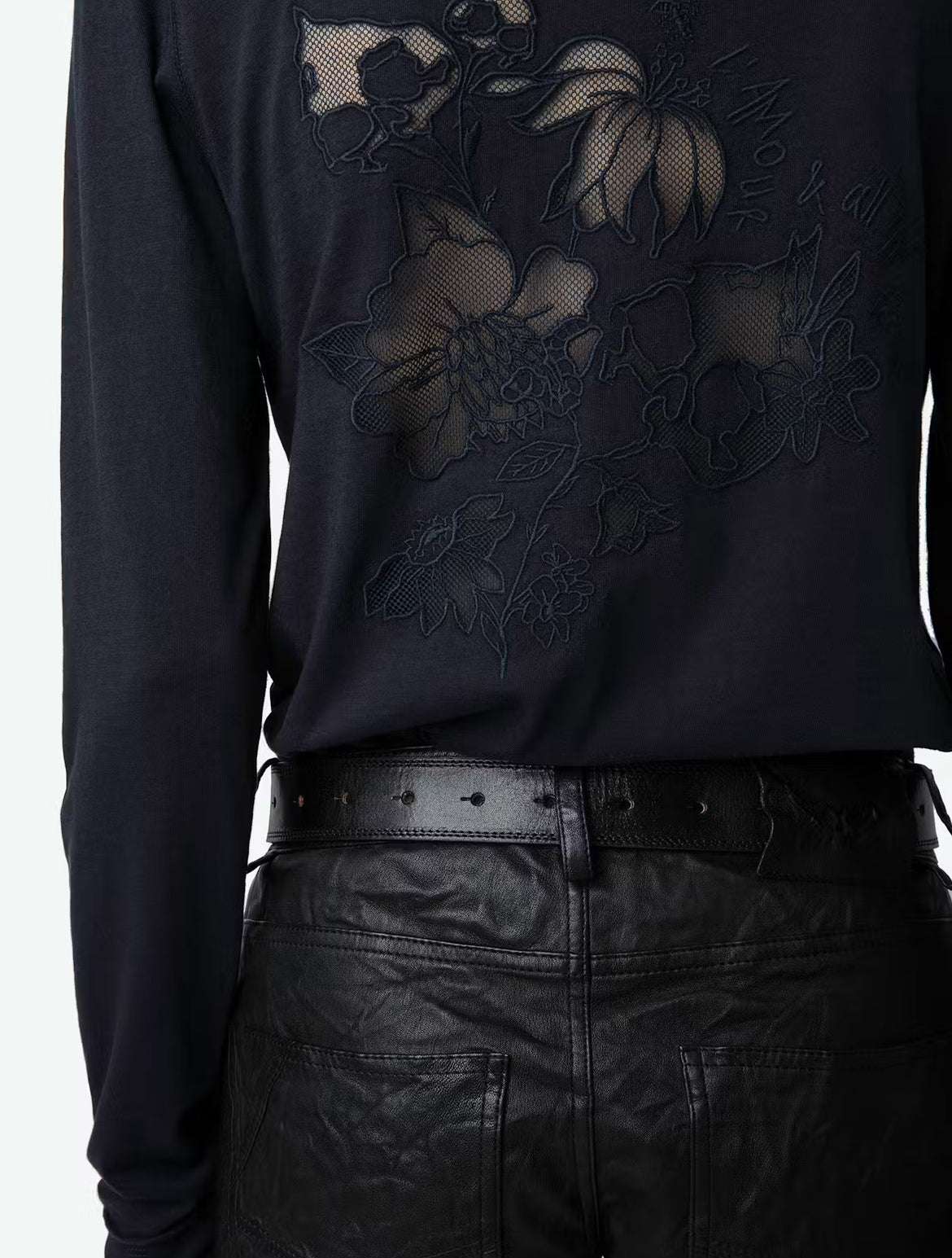 Zadig&Voltaire - Блузи - Fishnet Henley T-Shirt - Love|Labels