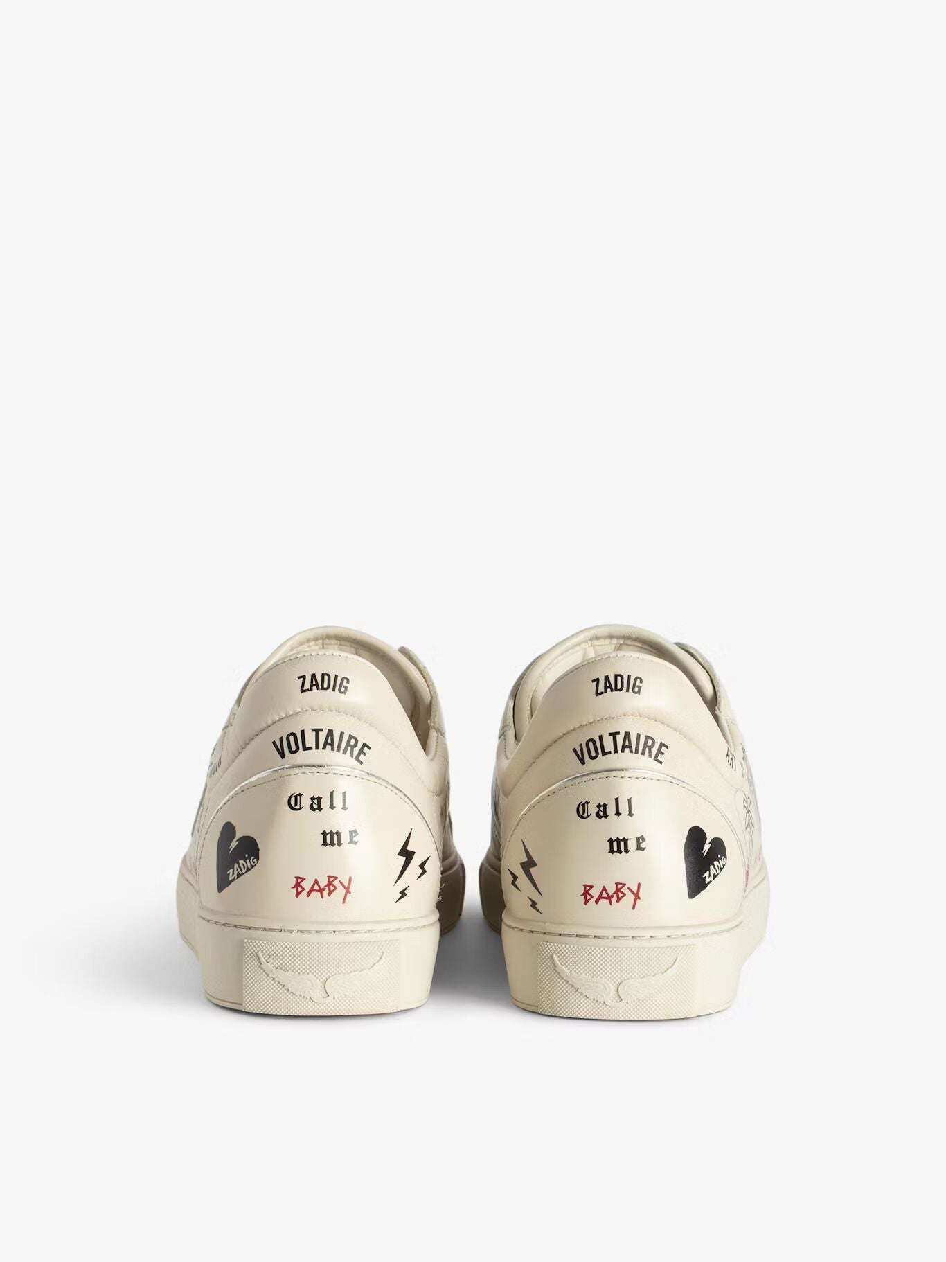 Zadig&Voltaire - Обувки - Fly On Love Tag Trainers - Love|Labels