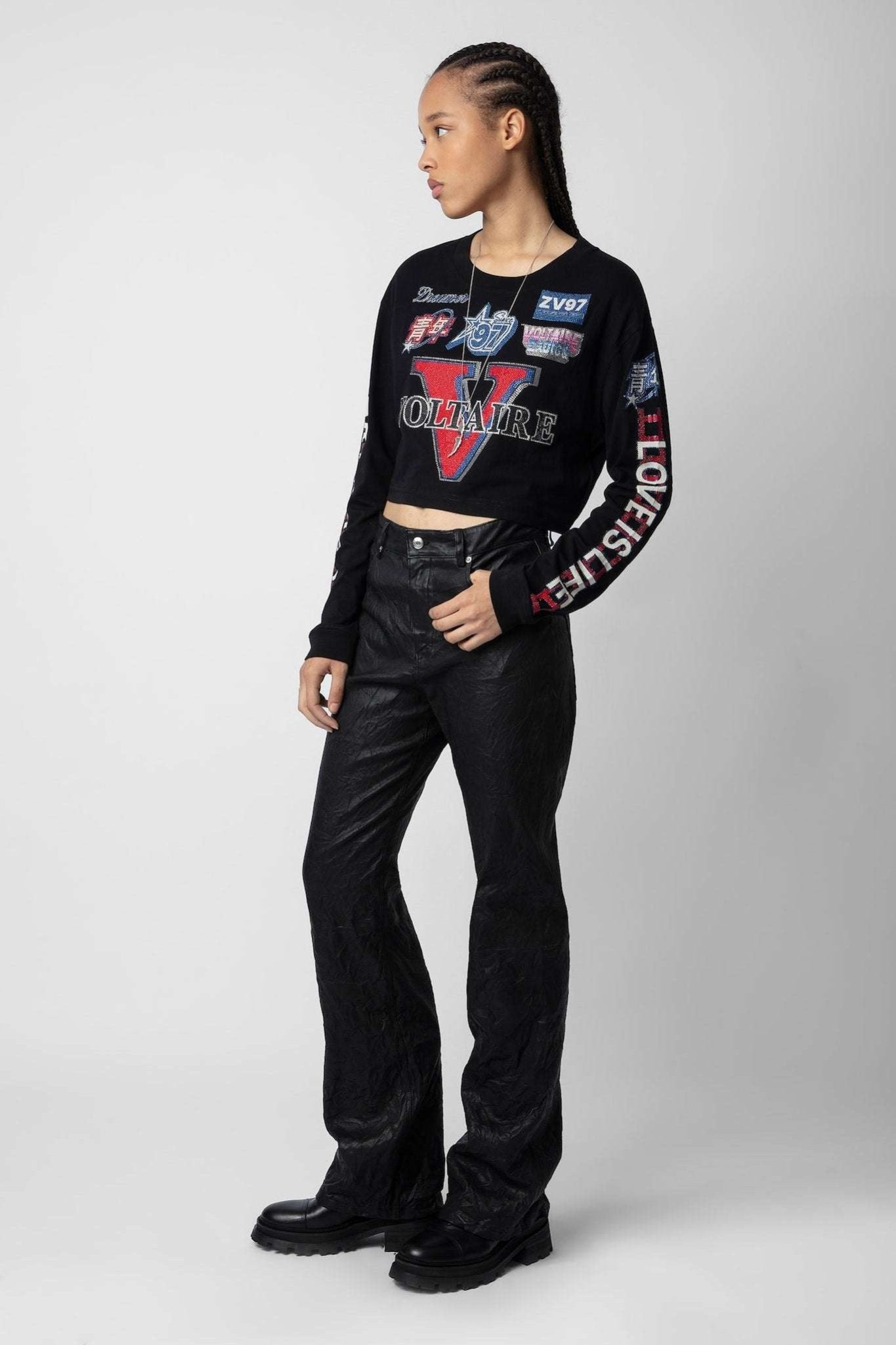 Zadig&Voltaire - Блузи - Iona Voltaire T-shirt - Love|Labels