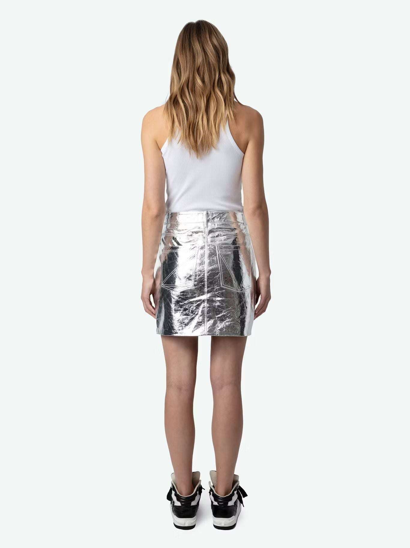 Zadig&Voltaire - Поли - Leather John Skirt - Love|Labels