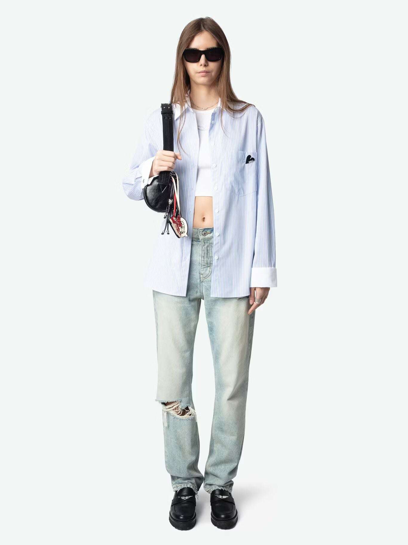Zadig&Voltaire - Ризи - Morning Blue Shirt - Love|Labels