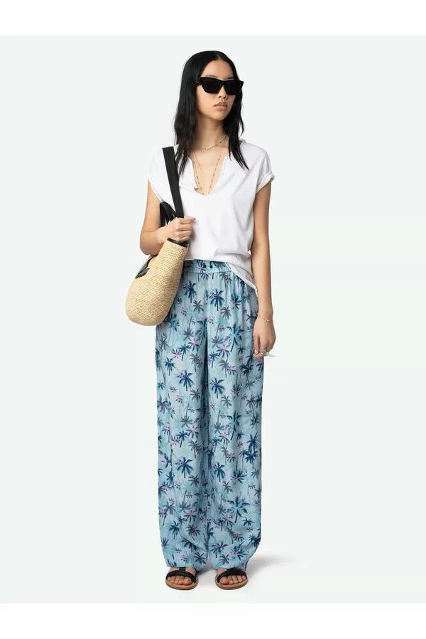 Zadig&Voltaire - Панталони - Palms Silk Pants - Love|Labels