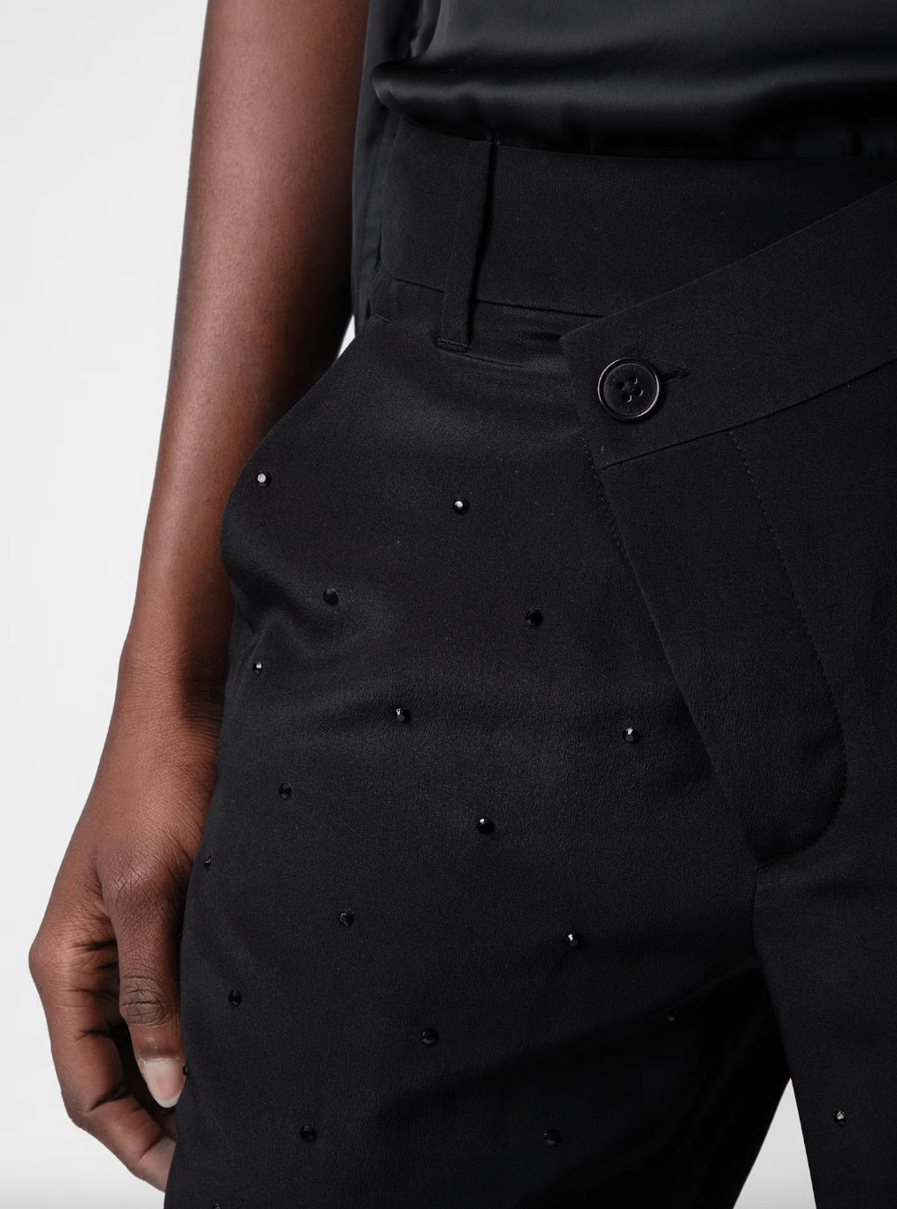 Zadig&Voltaire - Панталони - Poxy Silk Strass Trousers - Love|Labels