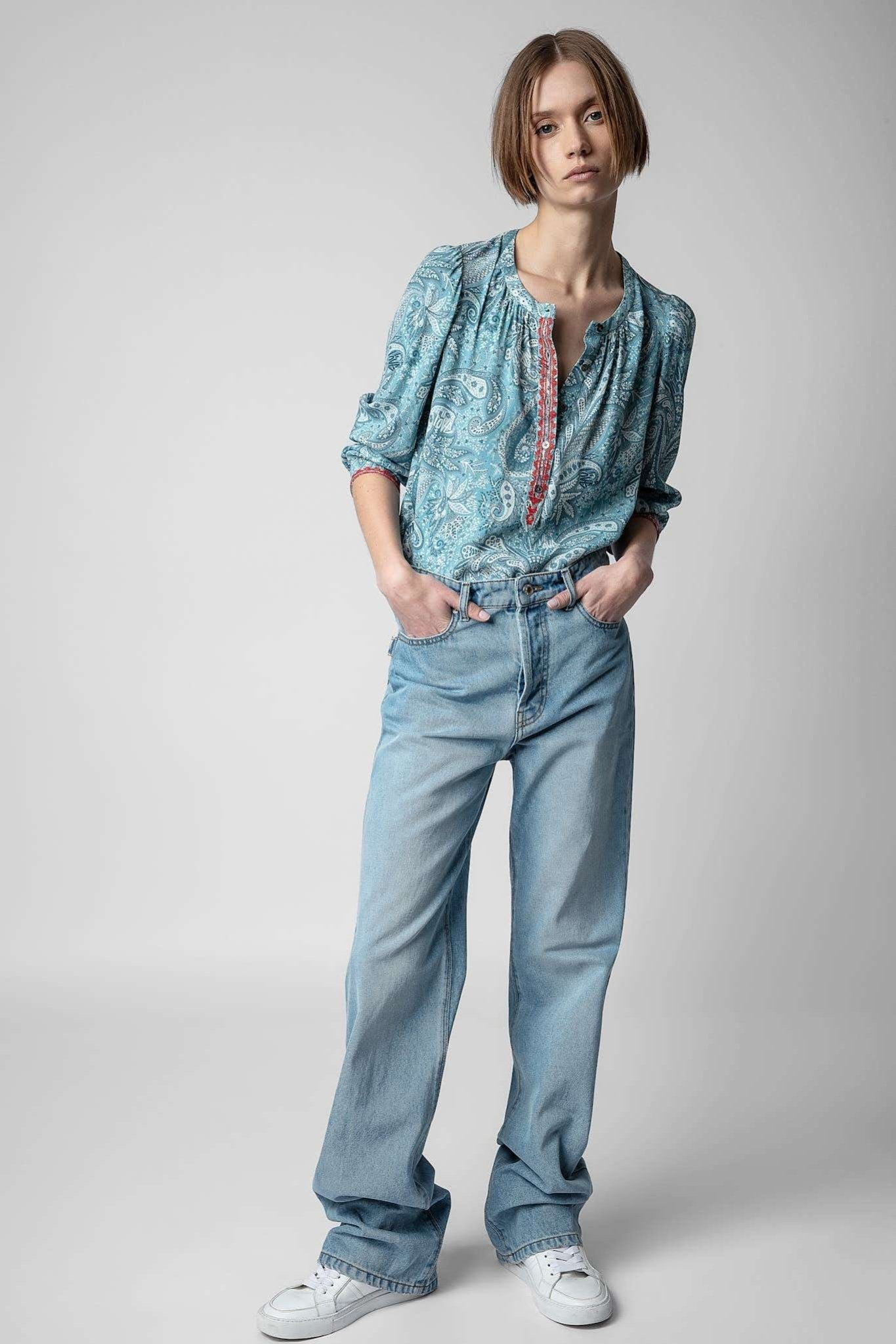 Zadig&Voltaire - Ризи - Teak Blue Blouse - Love|Labels