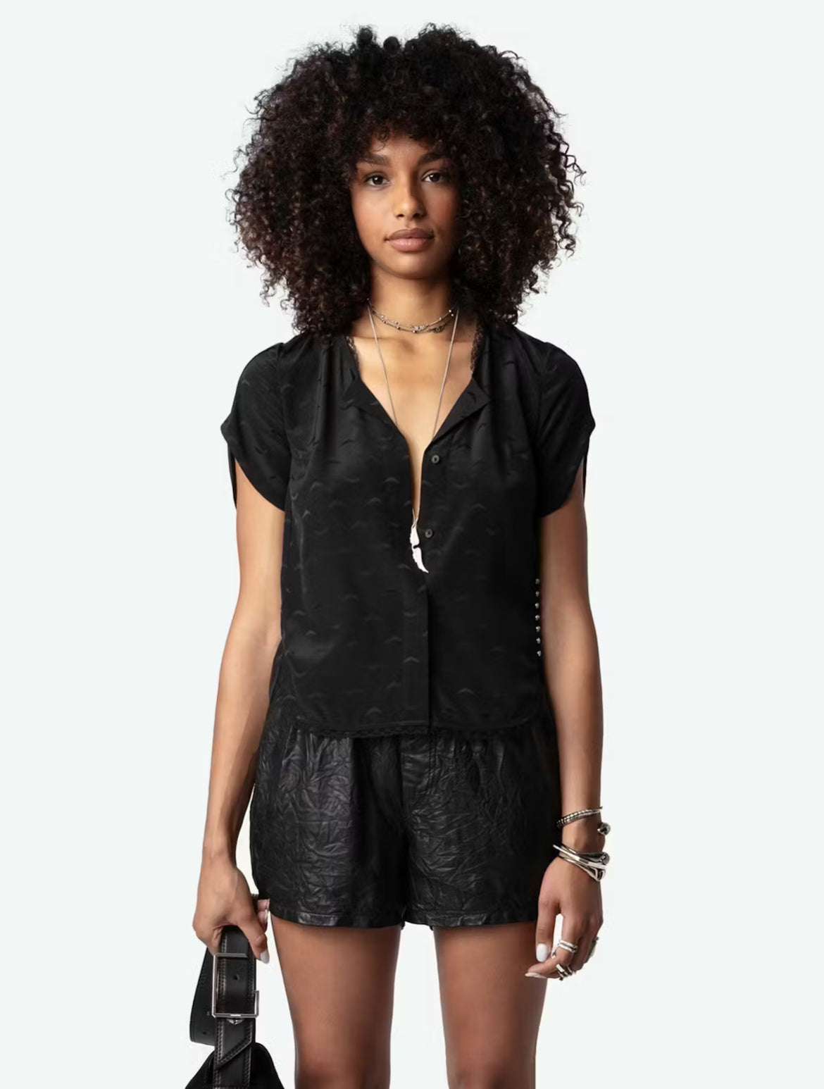 Zadig&Voltaire - Блузи - Tiffiny Wings Silk Top - Love|Labels