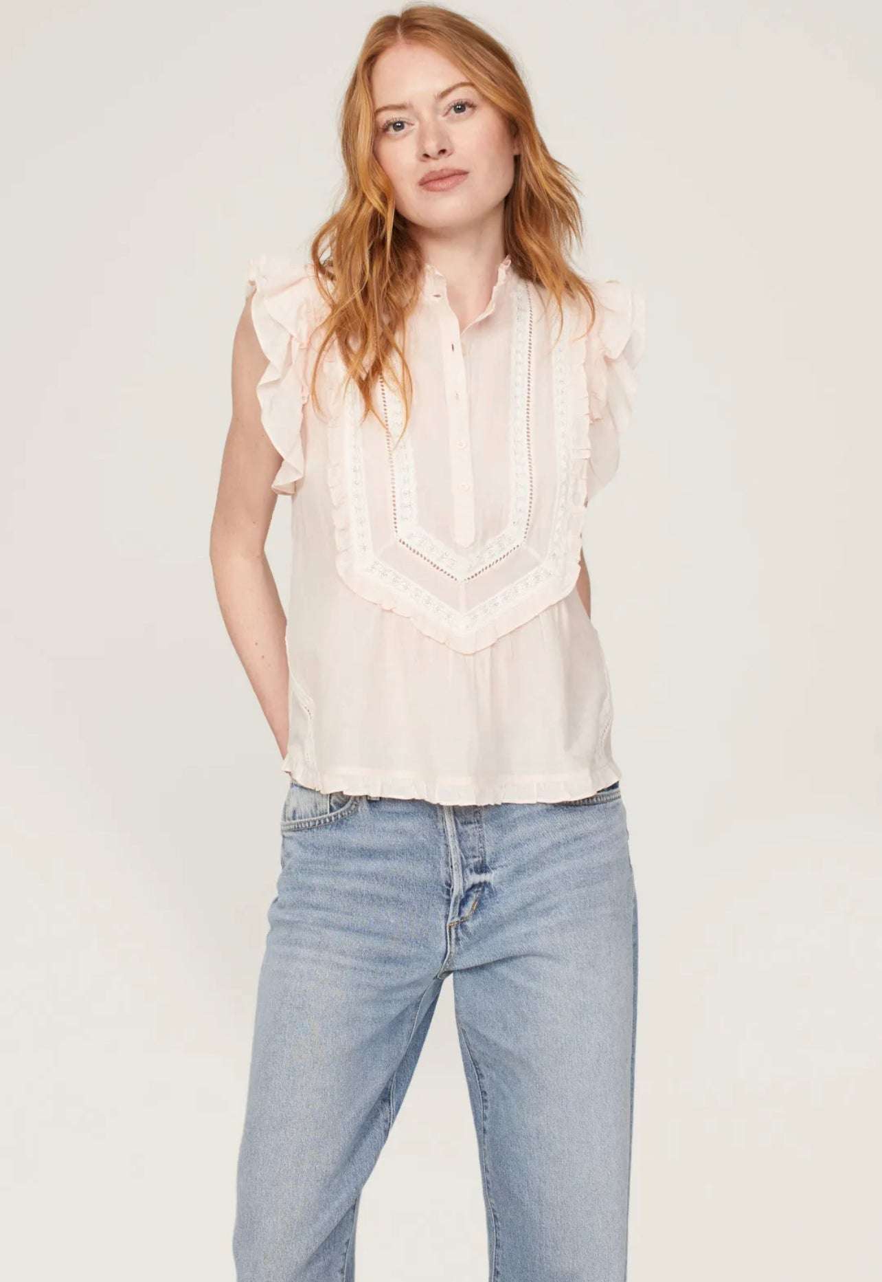 Zadig&Voltaire - Ризи - Top Tama Nude - Love|Labels