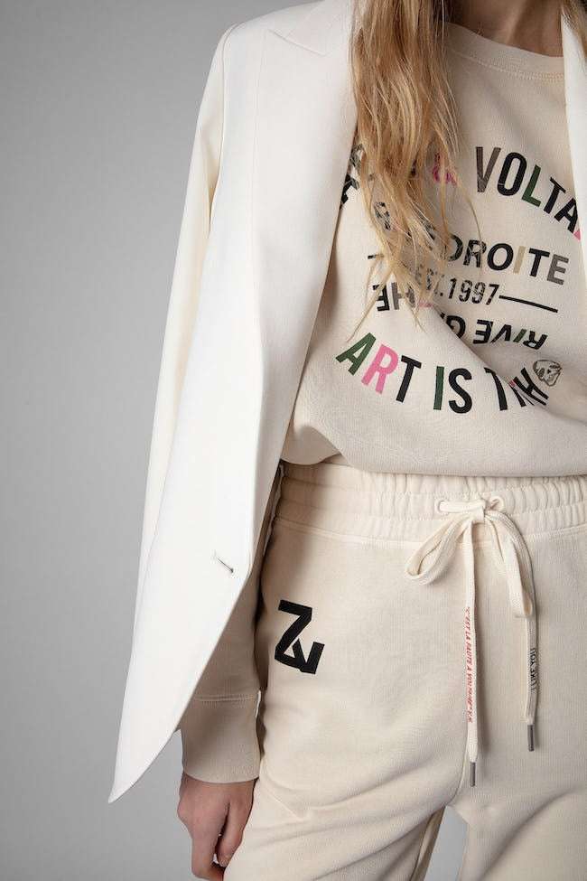 Zadig&Voltaire - Сака - Voyage White Blazer - Love|Labels