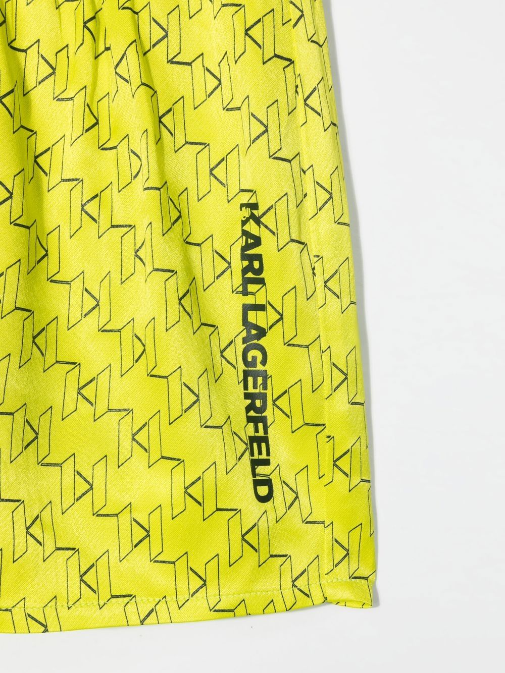 Monogram-Print Skirt