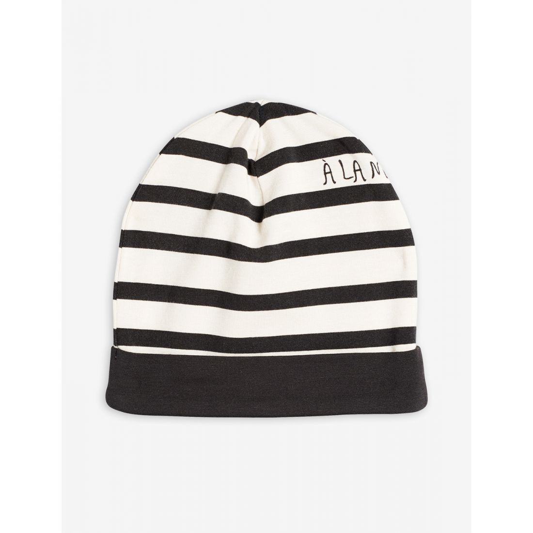 Black and White Striped Hat