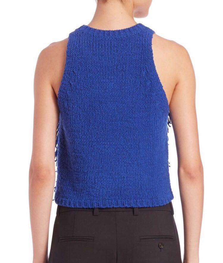 3.1 Phillip Lim - Потници - Blue Sleeveless Sweater - Love|Labels