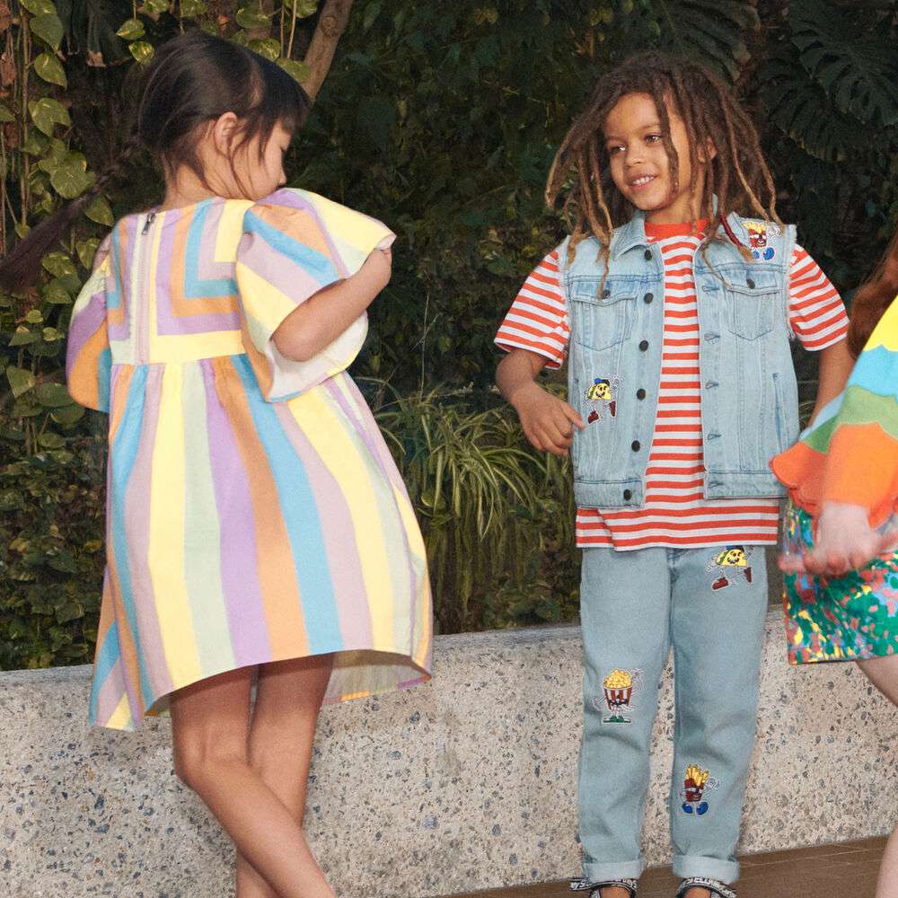 Multicoloured Stripped Dress