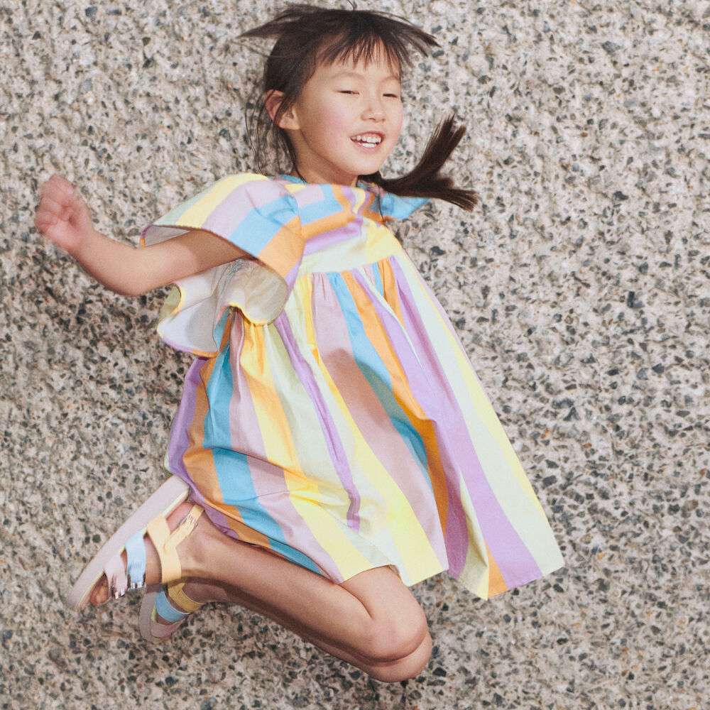 Multicoloured Stripped Dress
