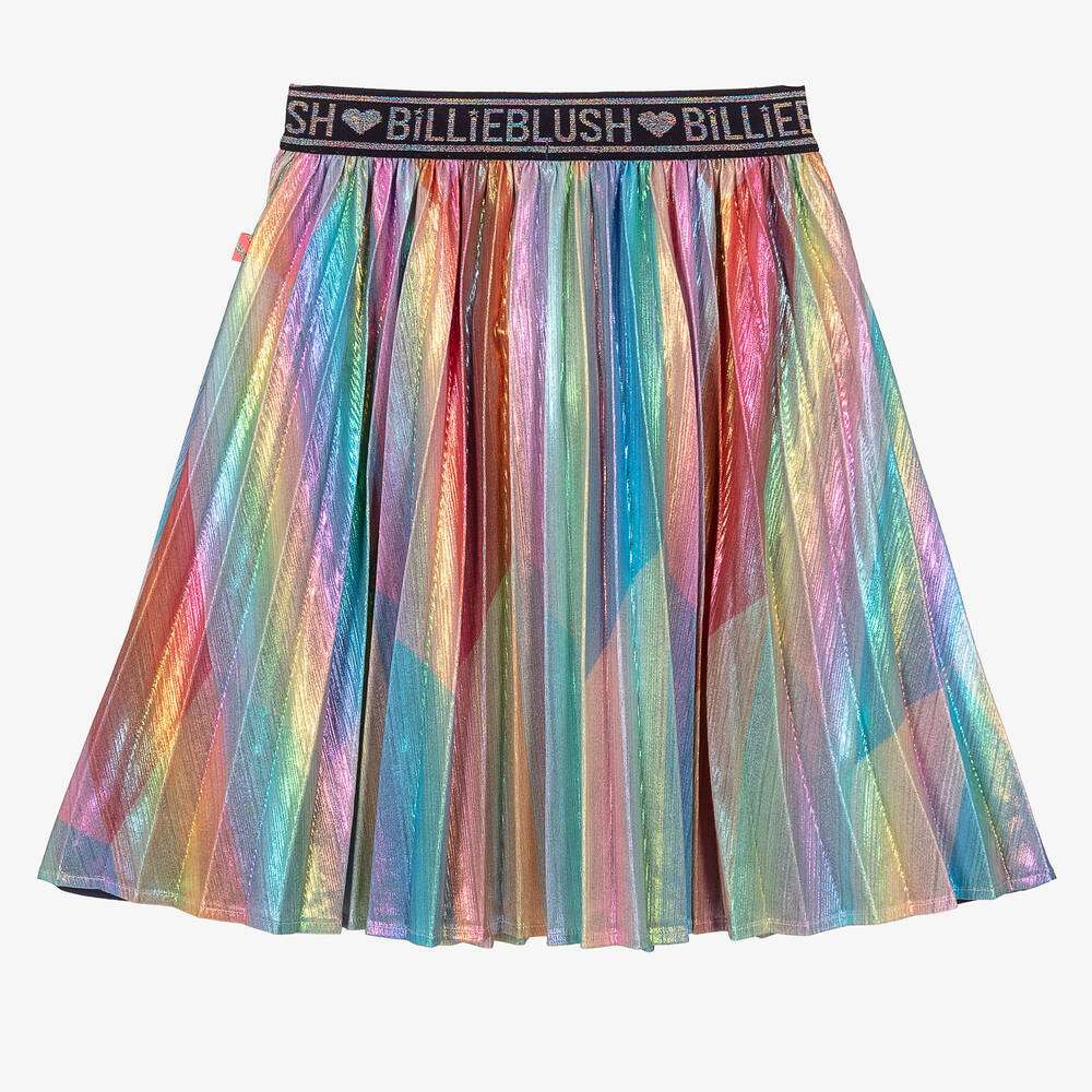 Multicolour Pleated Skirt