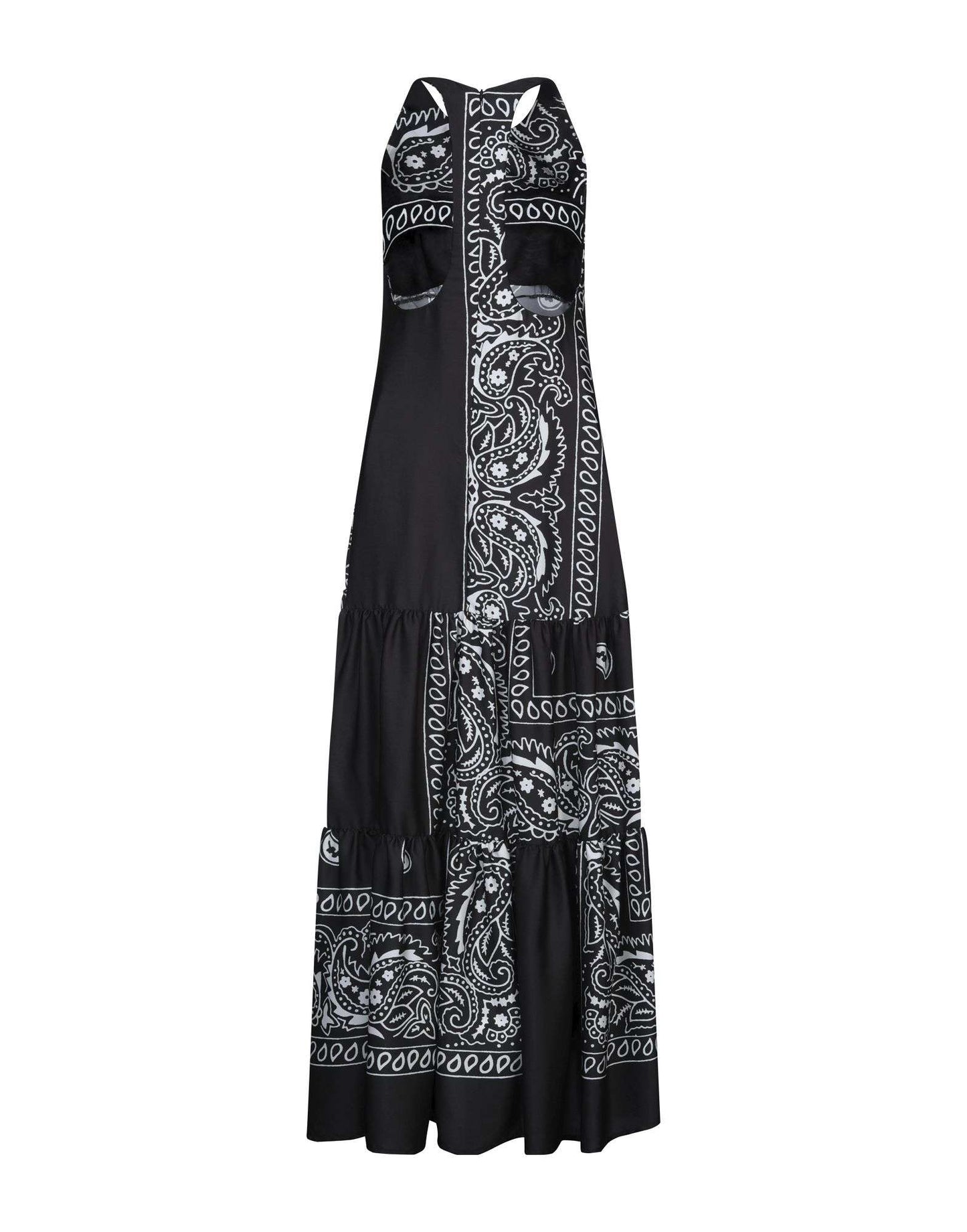 Black Coral - Рокли - Paisley Maxi Dress - Black - Love|Labels