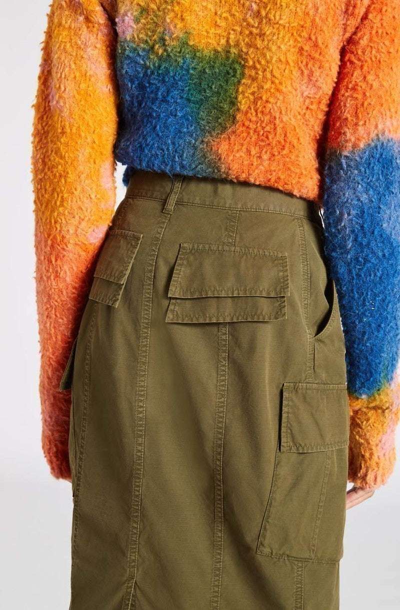 CIRCUS HOTEL - Поли - Khaki Cargo Skirt - Love|Labels