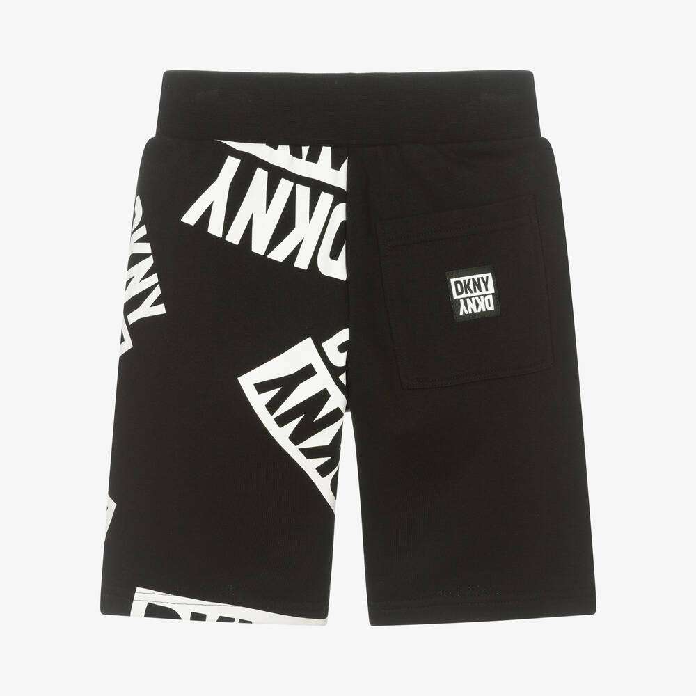 DKNY - Шорти - Black Cotton Logo Shorts - Love|Labels