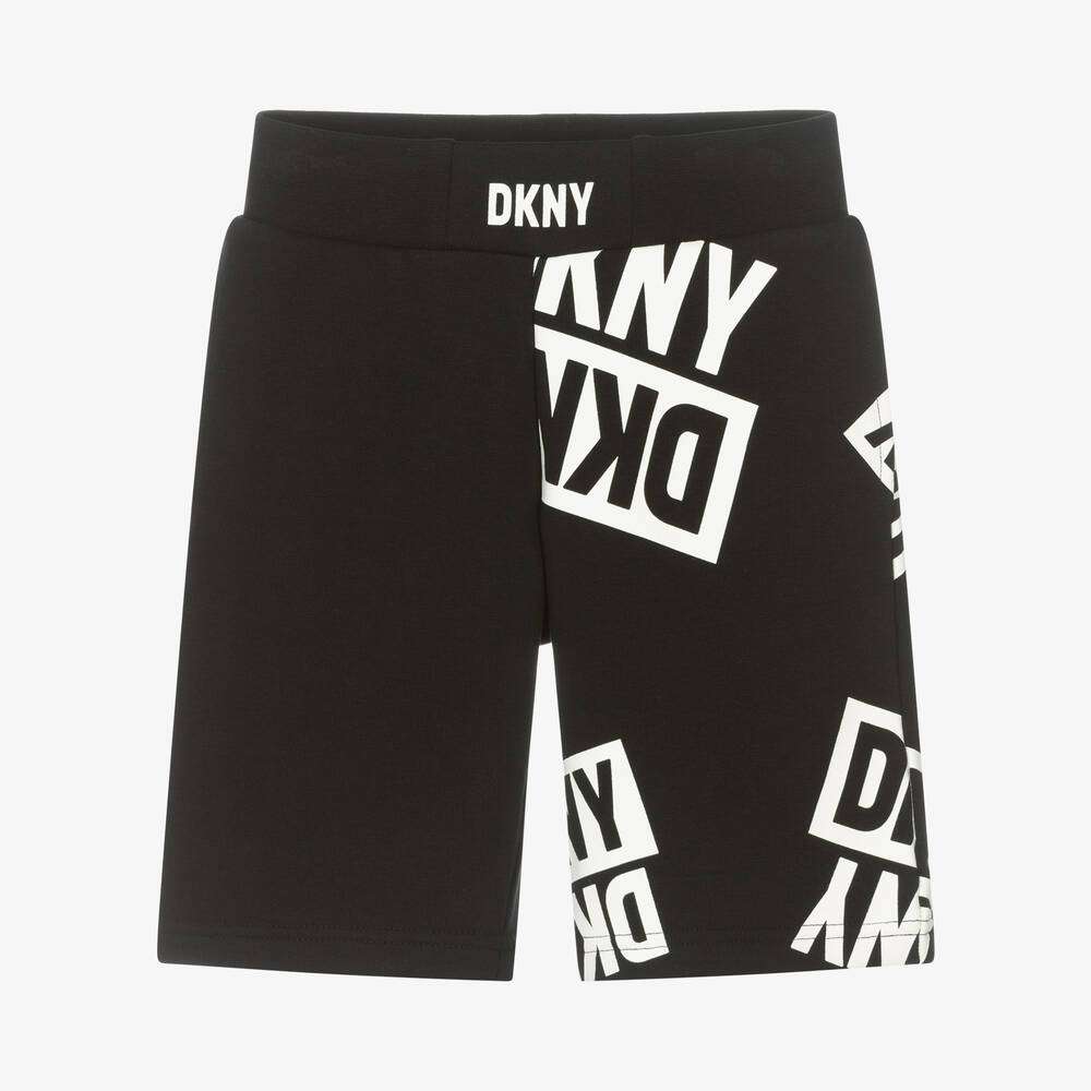 DKNY - Шорти - Black Cotton Logo Shorts - Love|Labels
