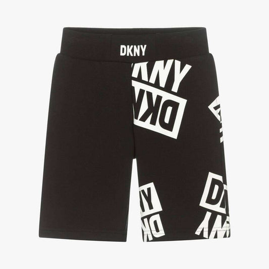 DKNY - Шорти - Black Cotton Logo Shorts - Love|Labels