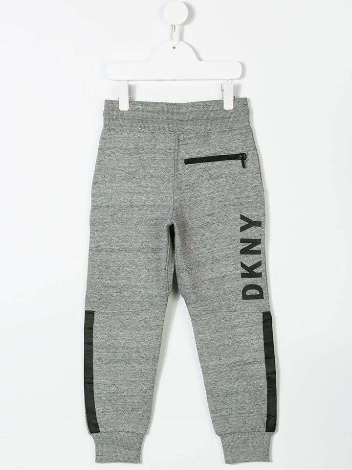 DKNY - Панталони - Grey Cotton Joggers - Love|Labels