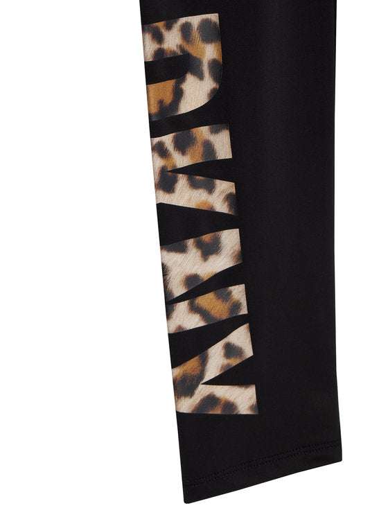 DKNY - Клинове - Leopard Logo Leggings - Love|Labels