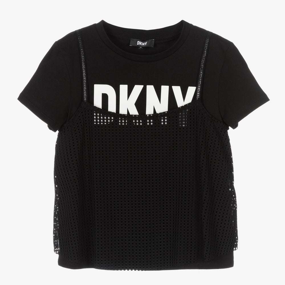 DKNY - Тениски - Mesh Logo T-Shirt - Love|Labels