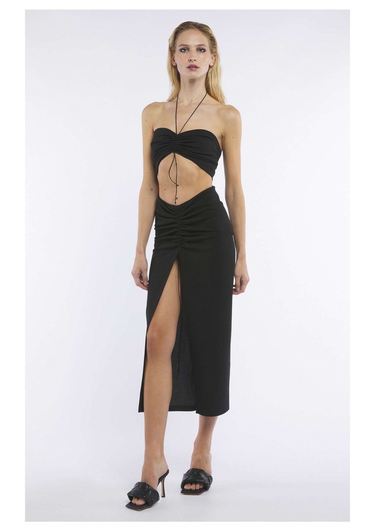 FORTE DEI MARMI COUTURE - Поли - Black Coulisse Skirt - Love|Labels