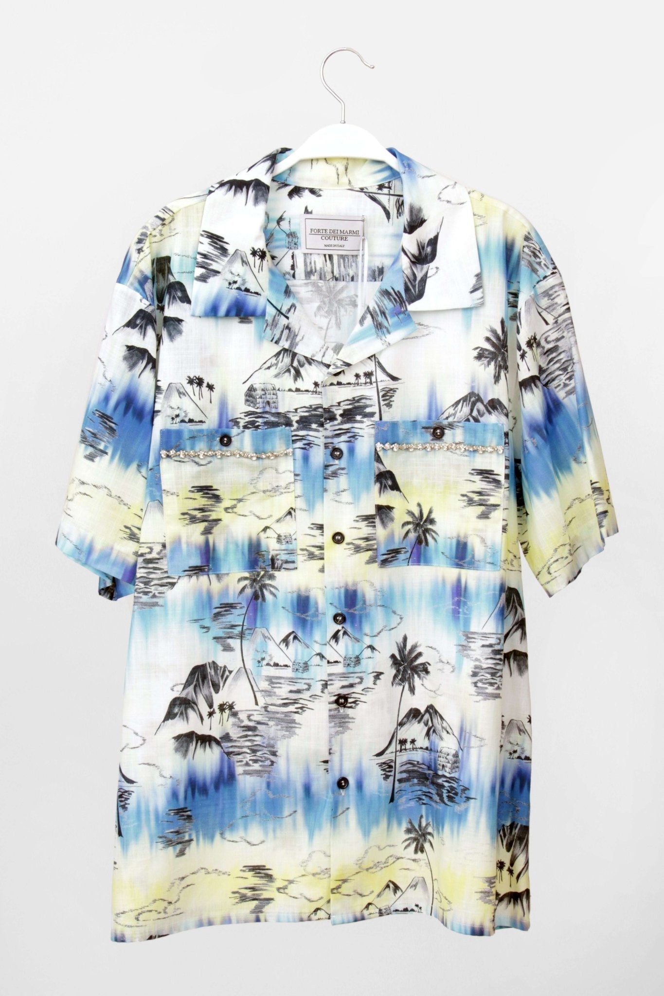 FORTE DEI MARMI COUTURE - Ризи - Camicia Cubana Strass - Love|Labels