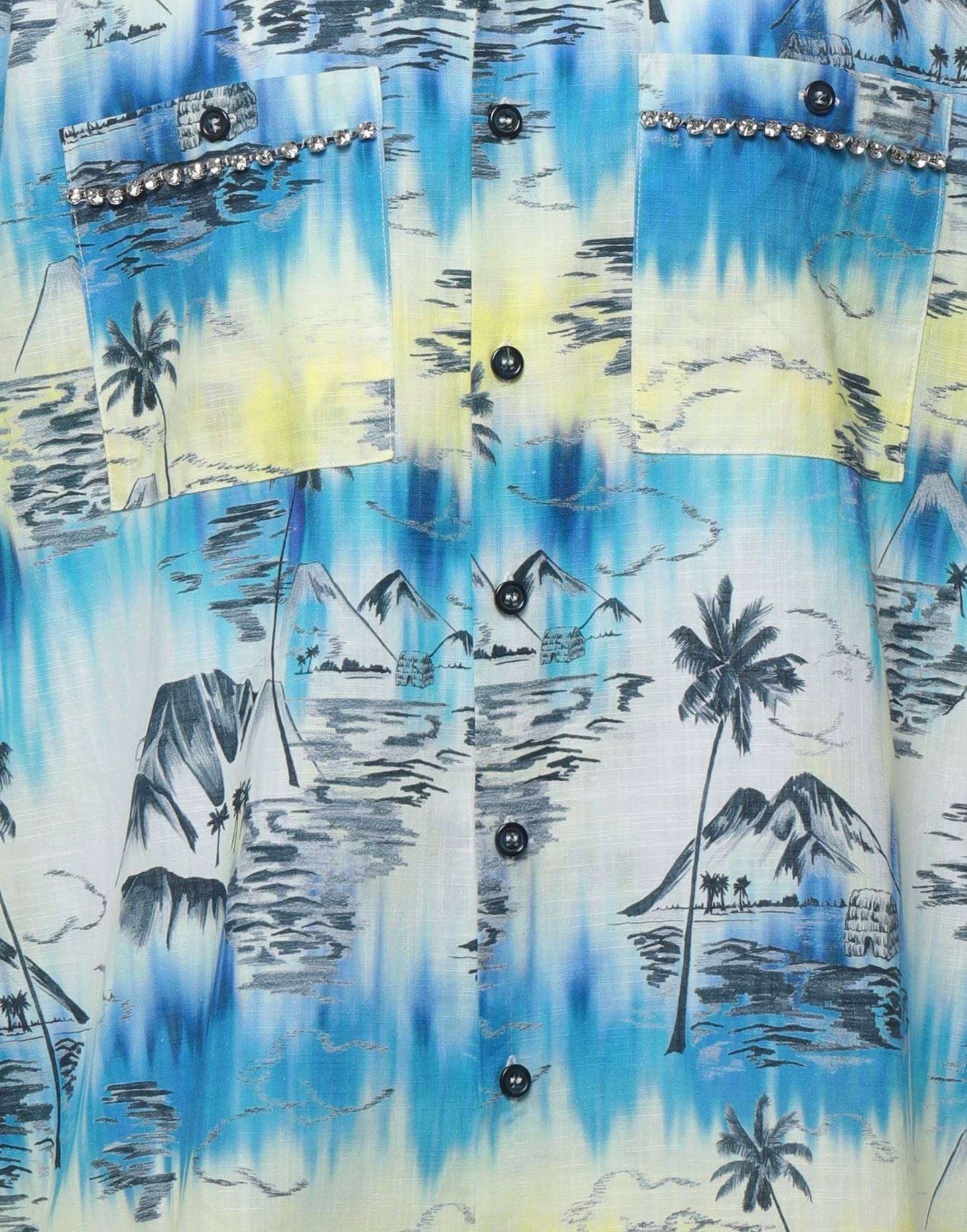 FORTE DEI MARMI COUTURE - Ризи - Camicia Cubana Strass - Love|Labels