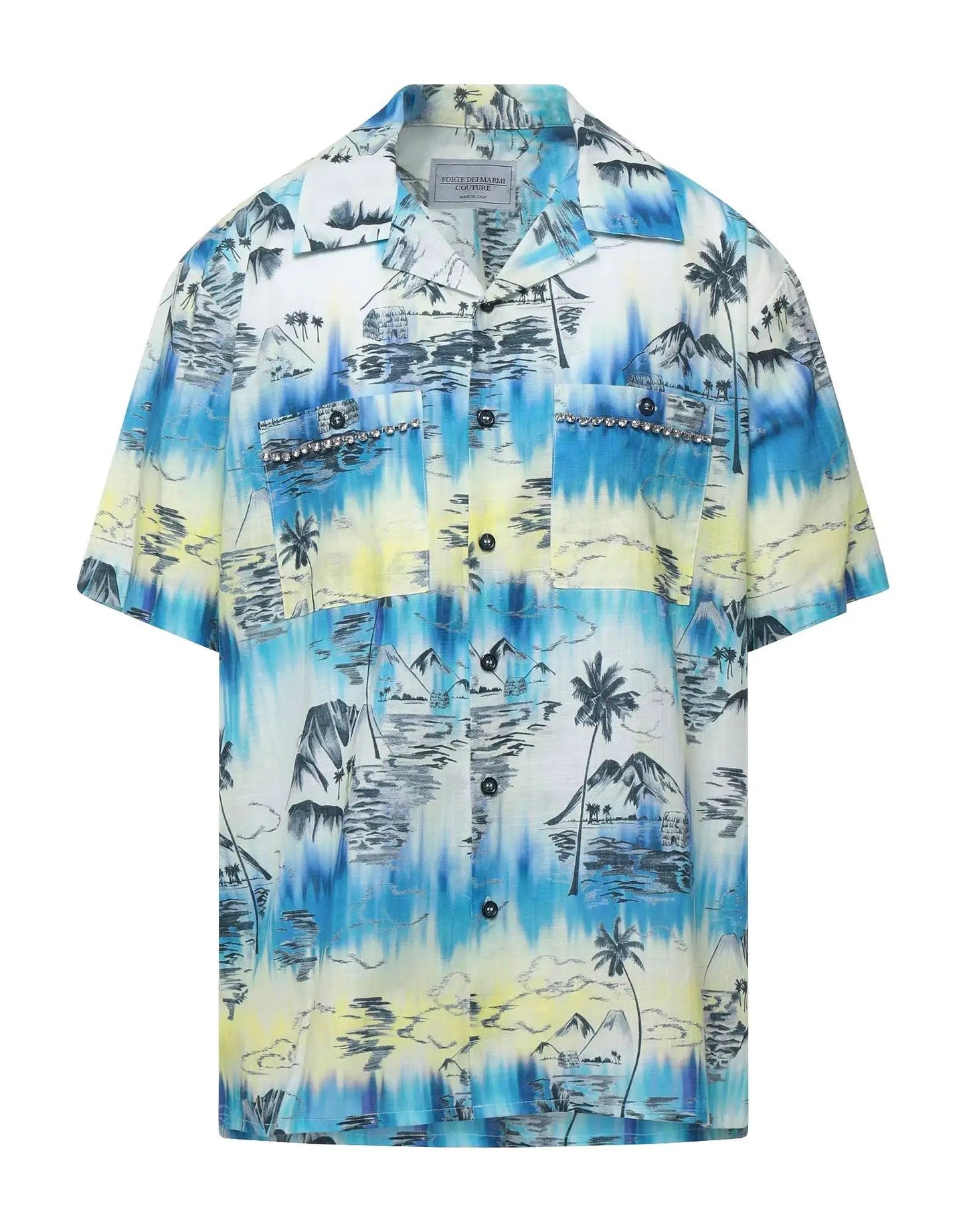 FORTE DEI MARMI COUTURE - Ризи - Camicia Cubana Strass - Love|Labels
