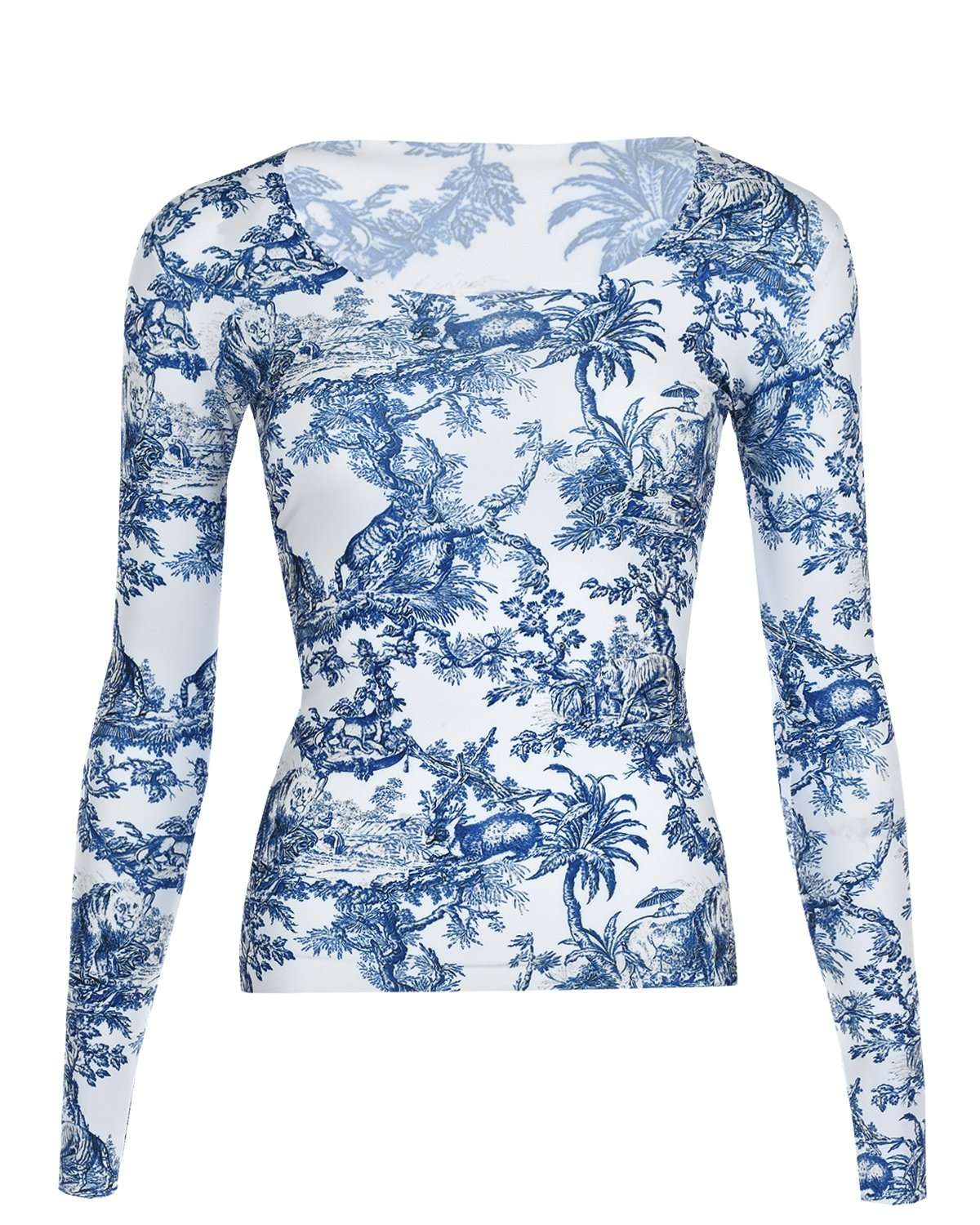 FORTE DEI MARMI COUTURE - Блузи - Top Toile de Jouy - Love|Labels