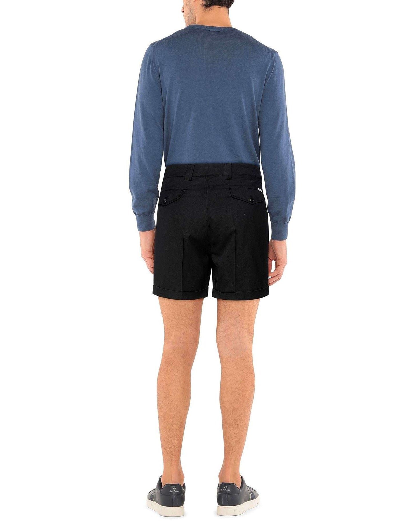 Gaelle PARIS - Шорти - Black Bermuda Shorts - Love|Labels