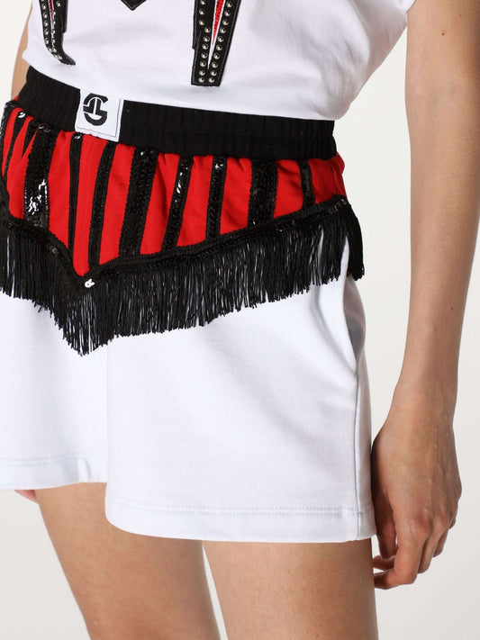 Gaelle PARIS - Шорти - Fringed Jogging Shorts - Love|Labels