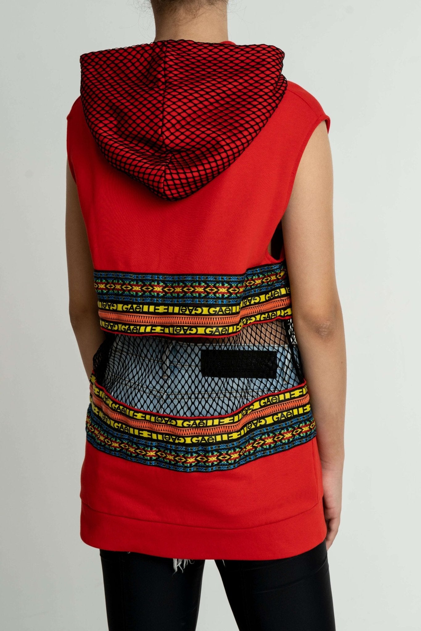 Gaelle PARIS - Потници - Red Long Hooded Top - Love|Labels