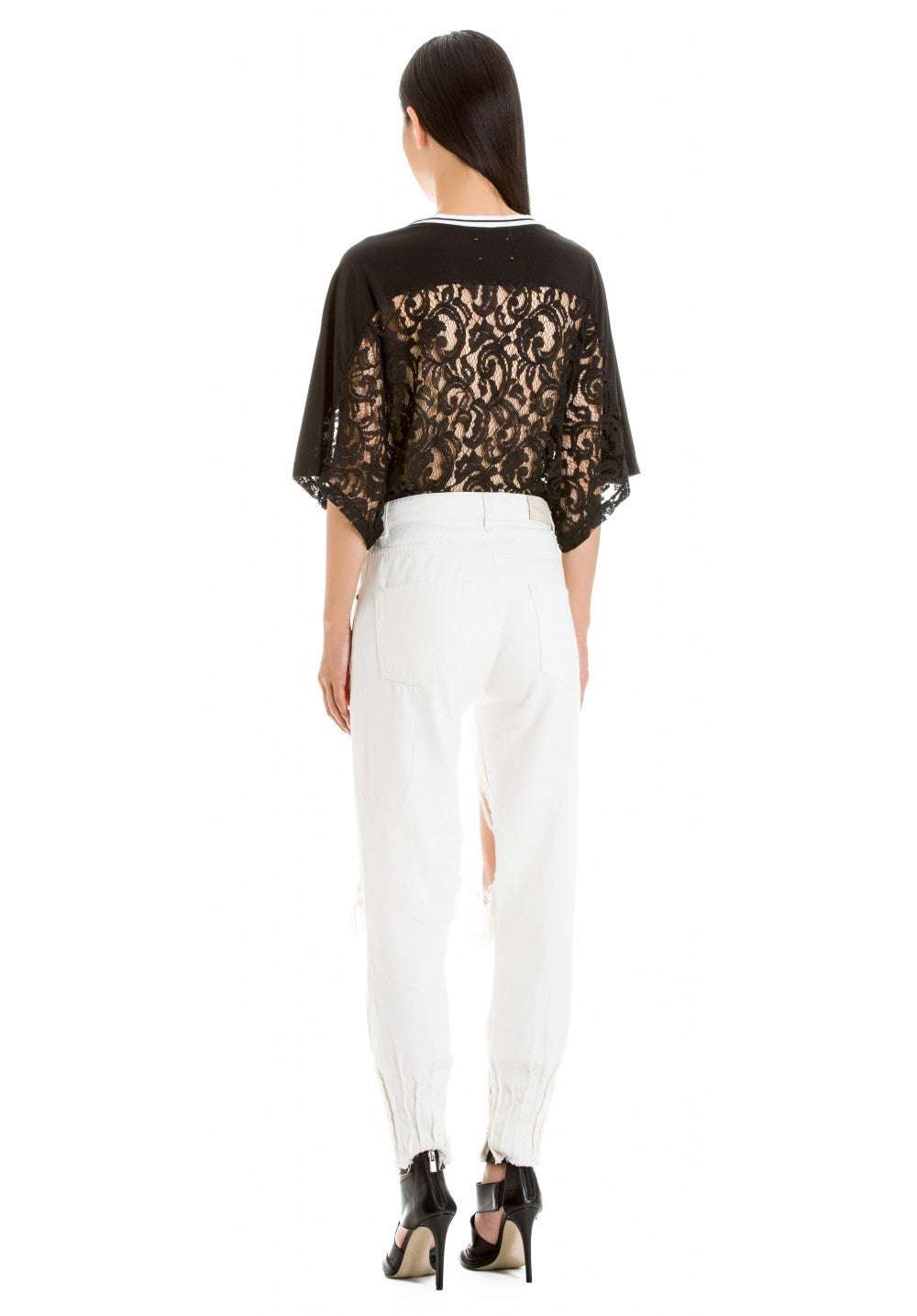 Gaelle PARIS - Деним - White Ripped Jeans - Love|Labels