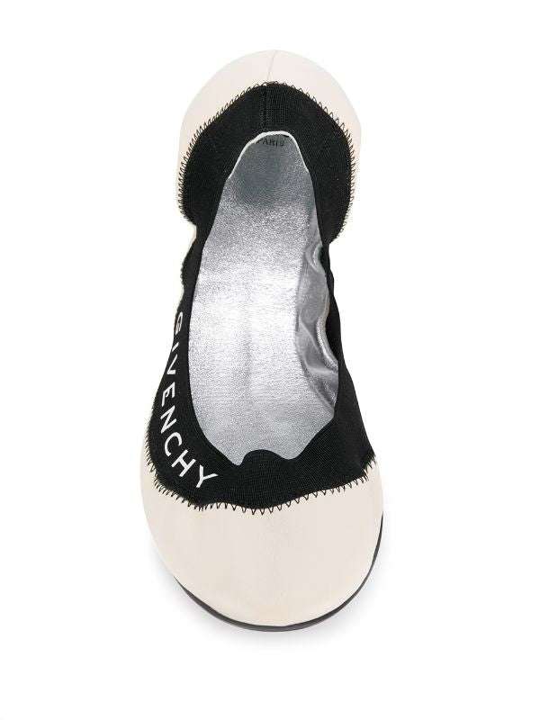 Logo Print Ballerina Shoes