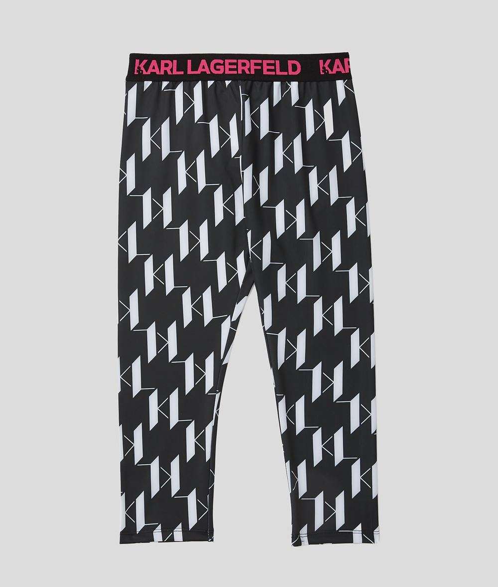 Karl Lagerfeld - Клинове - KL Monogram Leggings - Love|Labels