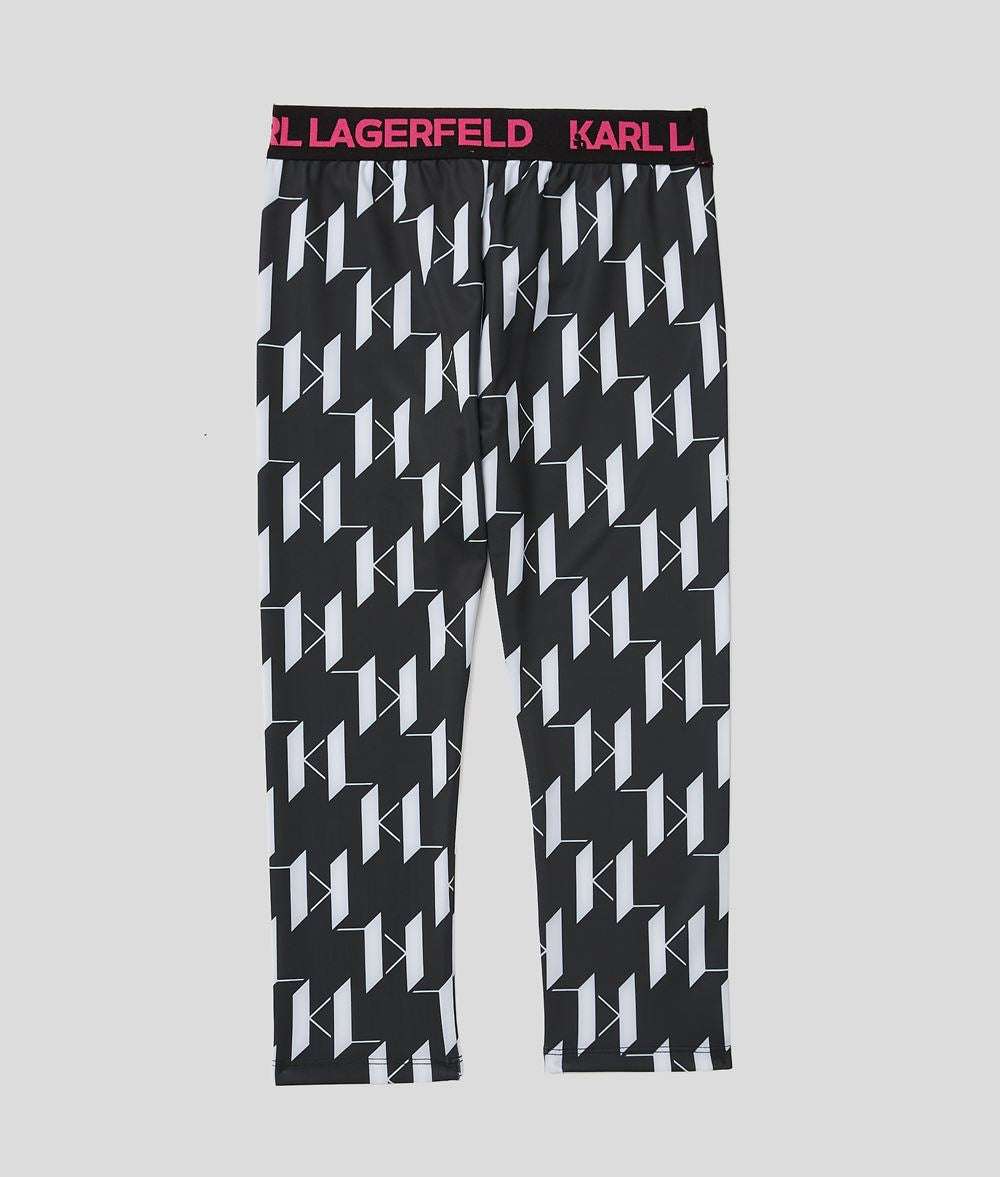 Karl Lagerfeld - Клинове - KL Monogram Leggings - Love|Labels