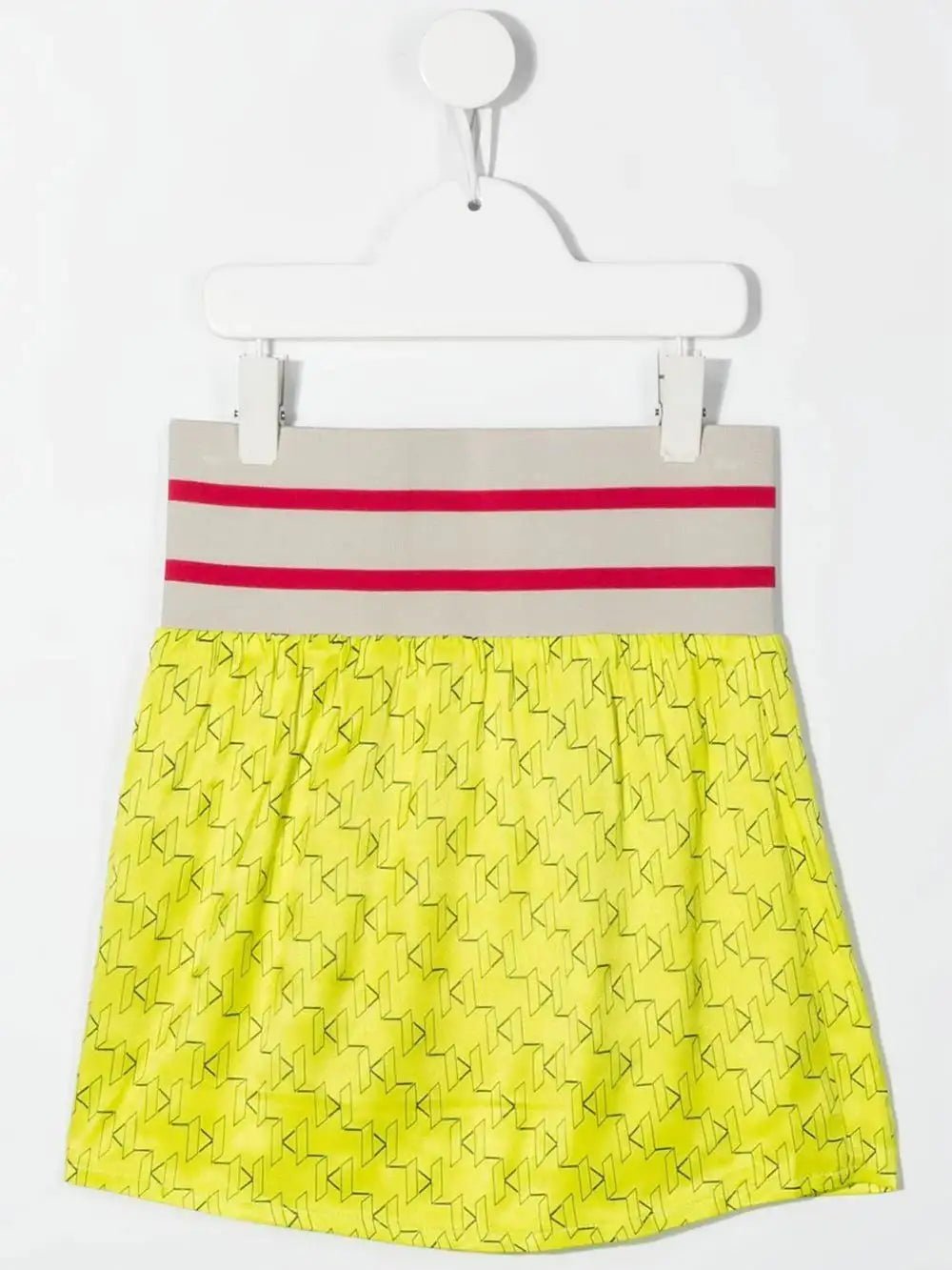 Karl Lagerfeld - Поли - Monogram - Print Skirt - Love|Labels