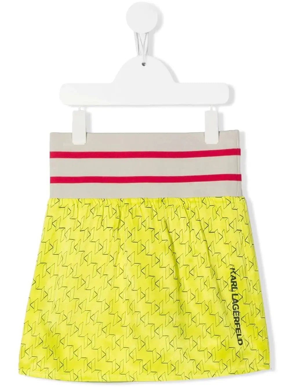 Karl Lagerfeld - Поли - Monogram - Print Skirt - Love|Labels