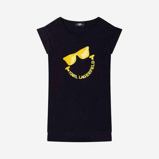 Karl Lagerfeld - Рокли - Smiley Short Sleeved Dress - Love|Labels