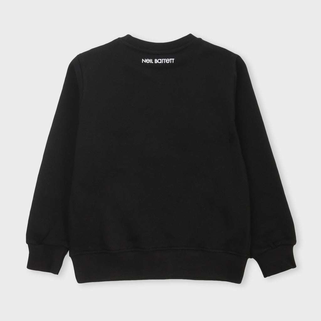 Black Circle Thunderbolt Felpa