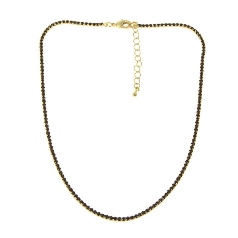 Les Cleias Paris - Бижута - Колиета - Ruby Rhinestone Choker - Love|Labels